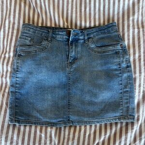 Cotton On Light Blue Denim Mini Skirt